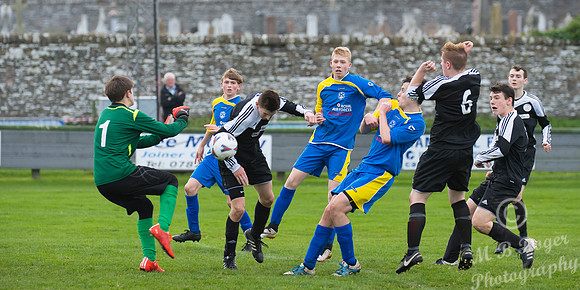 Under 17s Wick 1 v Lossiemouth 1  Harmsworth Park 29/11/2016