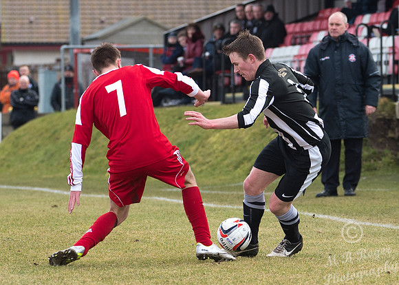 Lossiemouth 0 v Wick Academy 2 SHFL 21/02/2014 Grant Park