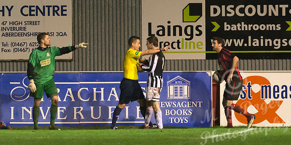 Inverurie 2 v Wick 3 SHFL Harlaw Park 29/11/2014