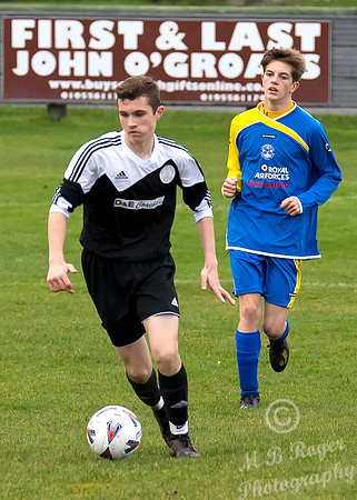 Under 17s Wick 1 v Lossiemouth 1  Harmsworth Park 29/11/2016