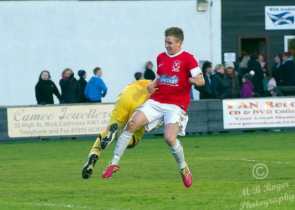 Wick 2 v Deveronvale 3 SHFL 21/12/2014