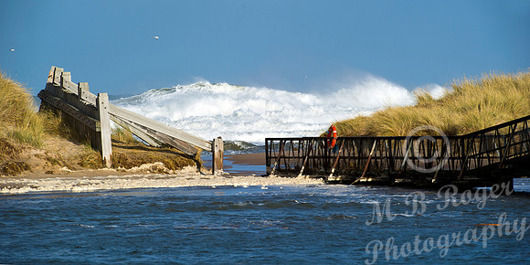 Sormy seas at Lossiemouth