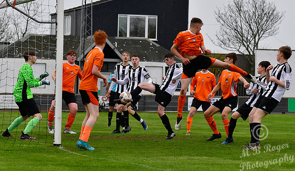 Wick U18s 3 v Rothes U18s 1 - Harmsworth Park - 30/04/2022