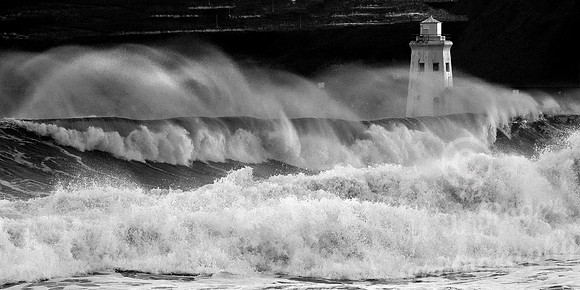 Lighthouse at Wick harbour