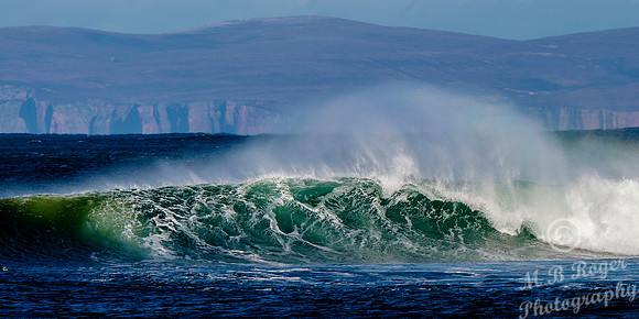 Wave off Thurso East 03/03/2015