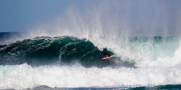Surfing off Thurso East