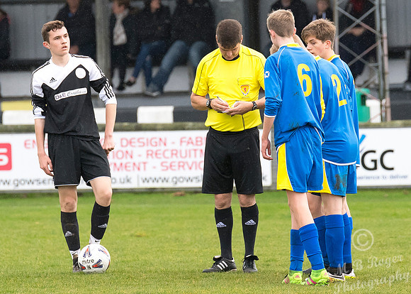 Under 17s Wick 1 v Lossiemouth 1  Harmsworth Park 29/11/2016