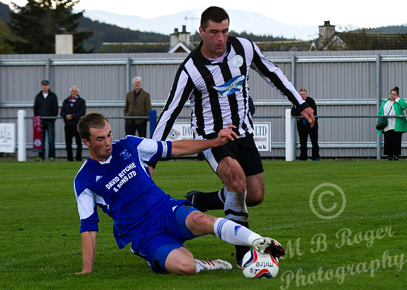 Strathspey Thistle 2 v Wick Academy 9 - 04/10/2014 - Seafield Pa