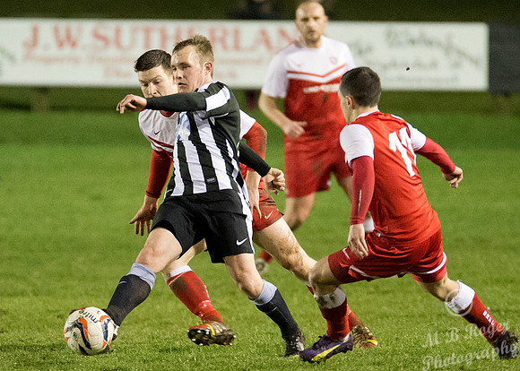 Wick Academy 0 v Brora Rangers 1 SHFL 11/03/2015 Harmsworth Park